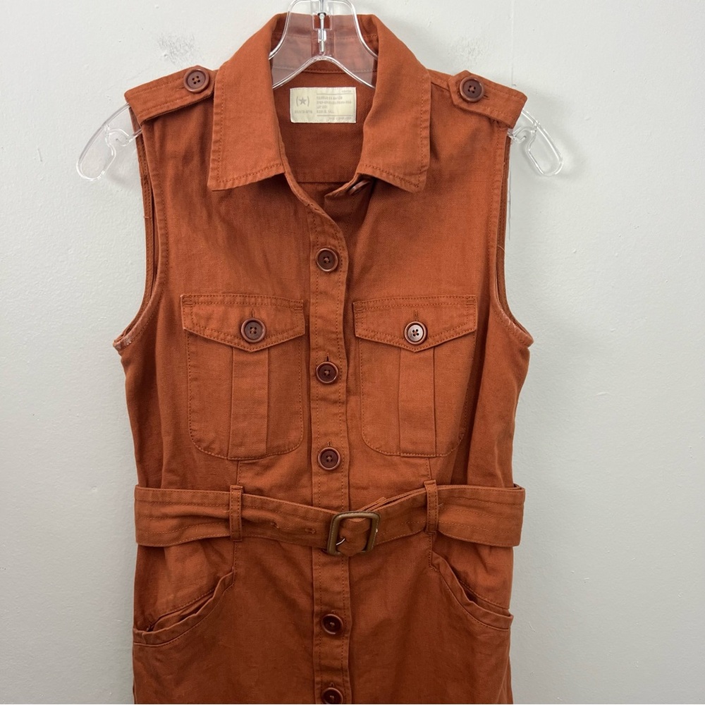 Reissue Linen Cotton Midi Dress Tall - Picture 5 of 8